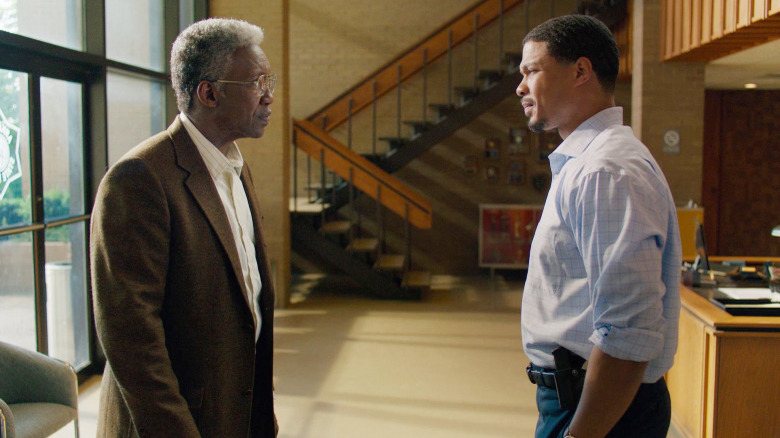 Mahershala Ali and Ray Fisher in True Detective season 3