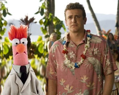 Jason Segel in the new Muppet Movie