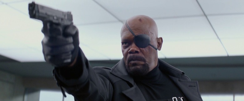 Nick Fury in Avengers Infinity War