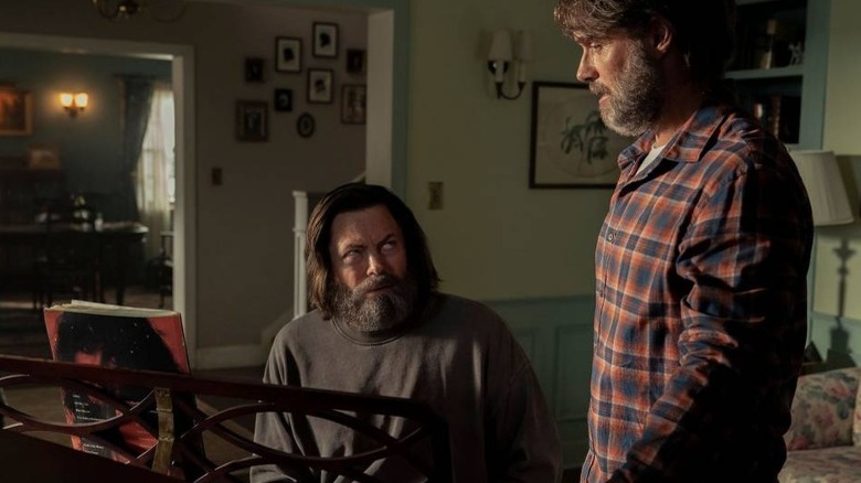 Nick Offerman and Murray Bartlett in The Last of Us
