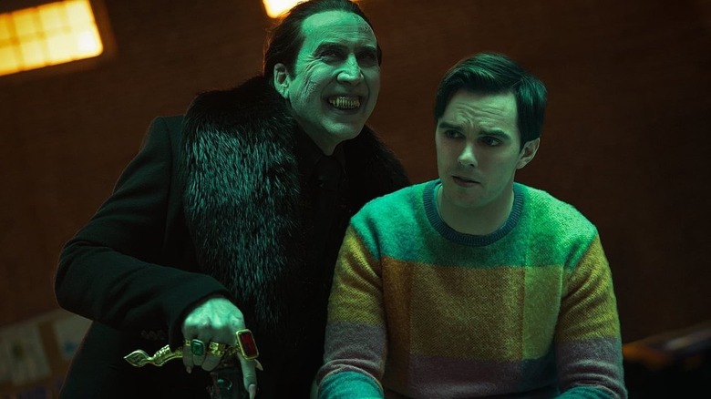 Nicolas Cage and Nicholas Hoult in Renfield