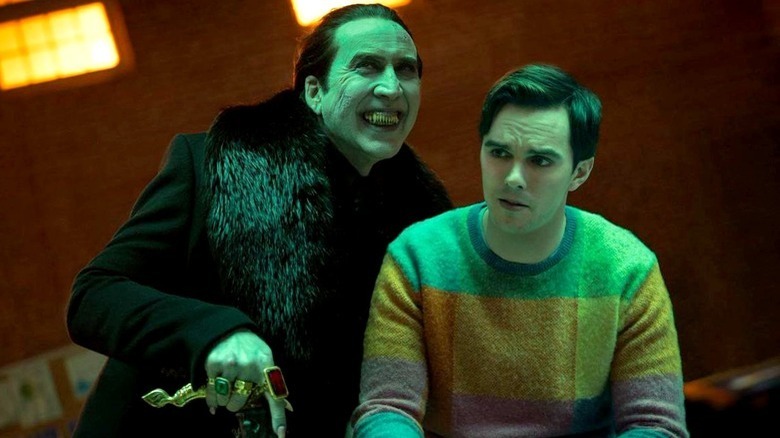Nicolas Cage and Nicholas Hoult in Renfield