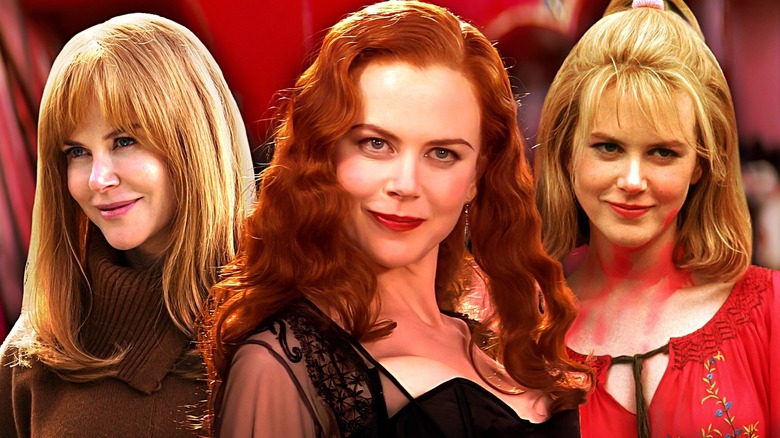 Nicole Kidman in Big Little Lies, Moulin Rouge, and To Die For.