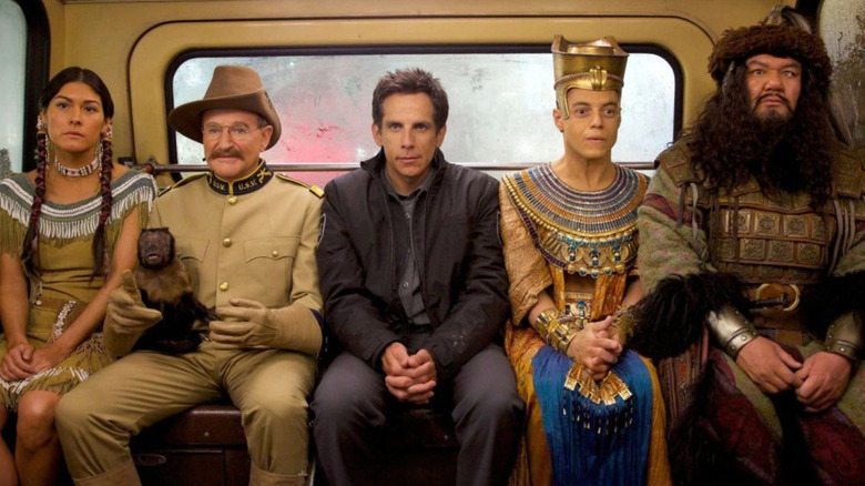 The cast of Night at the Museum: Battle of the Smithsonian