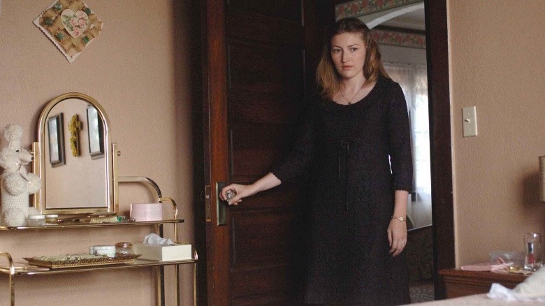 Carla Jean Moss confronting Anton Chigurh