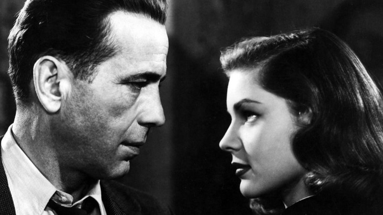 Lauren Bacall and Humphrey Bogart in the Big Sleep