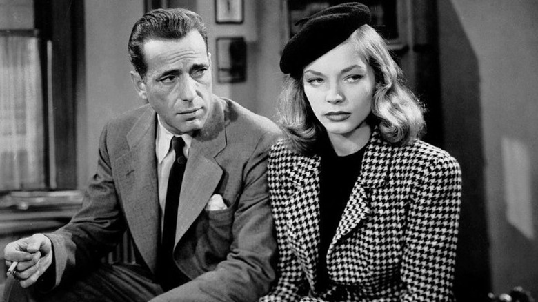 Lauren Bacall and Humphrey Bogart in the Big Sleep