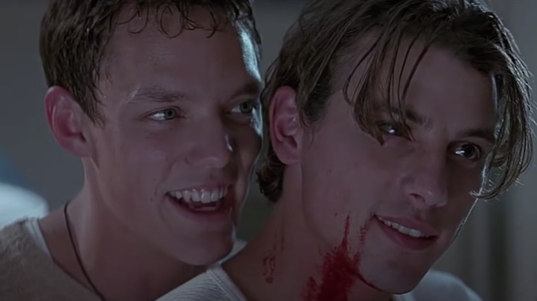 Matthew Lillard and Skeet Ulrich in Scream