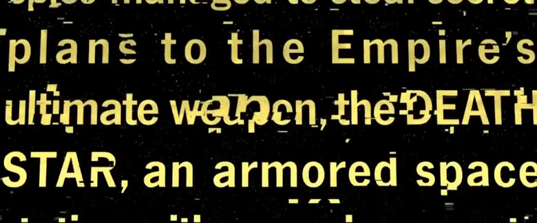 Rogue One Opening Crawl