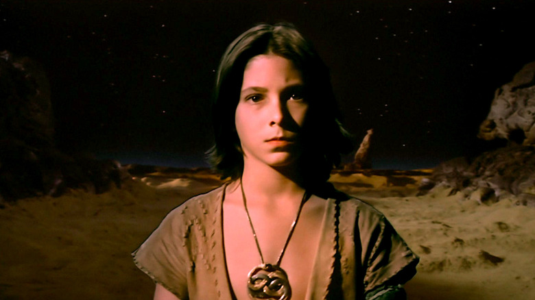 Noah Hathaway looks into the  camera in The Neverending Story