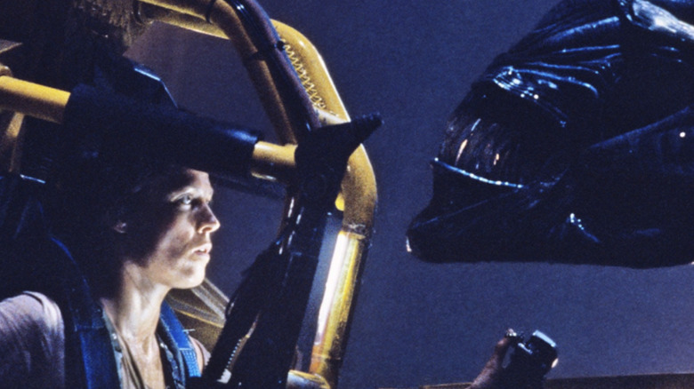 Aliens Ripley and Xenomorph