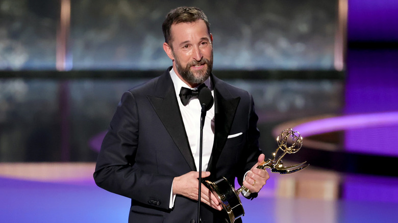 Noah Wyle accepting an award for best lead actor in a drama series at the 2025 Emmys