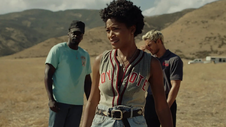Keke Palmer and Jordan Peele in Nope