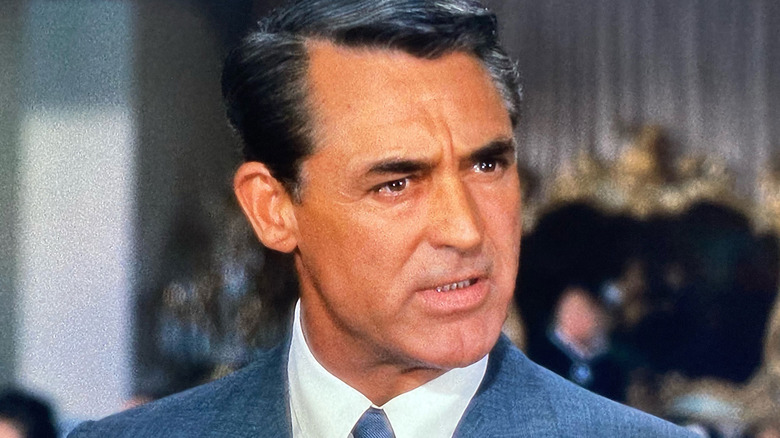Cary Grant in North by Northwest in close-up