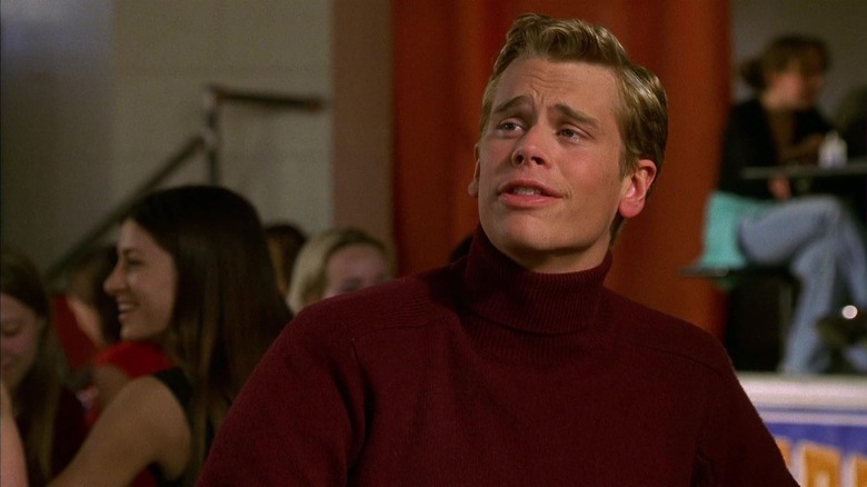 Eric Christian Olsen as Austin in Not Another Teen Movie, wearing a red turtleneck
