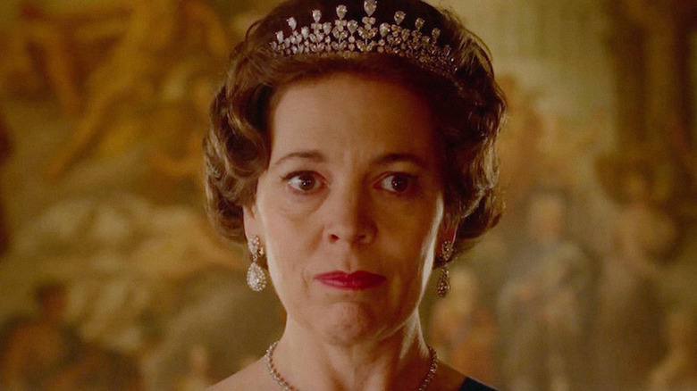 Olivia Colman as Queen Elizabeth II in The Crown