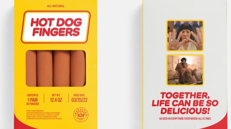 Hot dog fingers packaging
