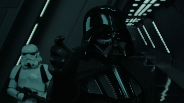 Vader choking a victim