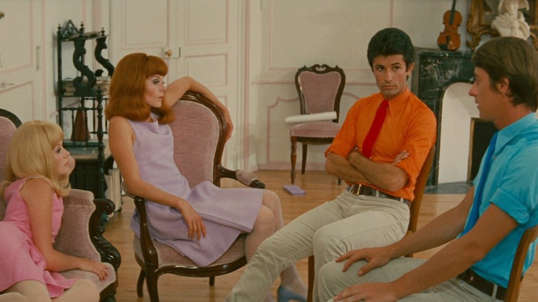 The cast of "The Young Girls of Rochefort"
