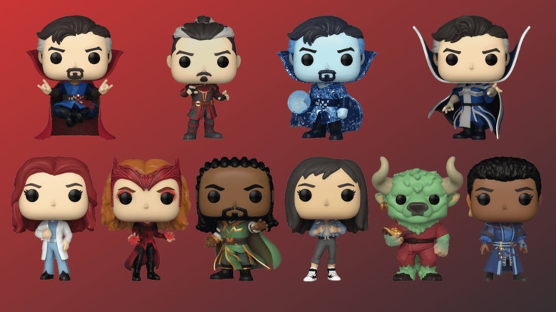 The first wave of Funko Pops for "Doctor Strange in the Multiverse of Madness"