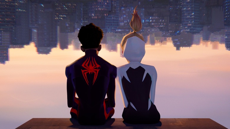 Across the Spider-Verse Miles and Gwen 