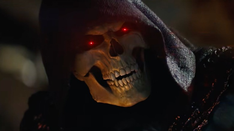 Skeletor grimming menacingly in Masters of the Universe
