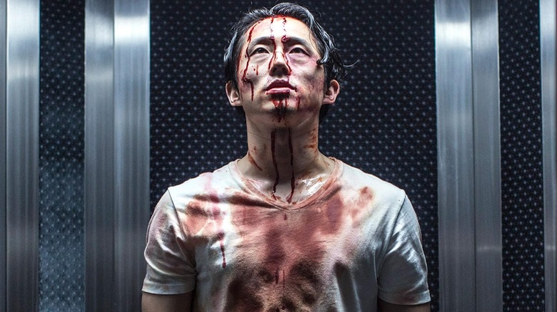 Steven Yeun in Mayhem