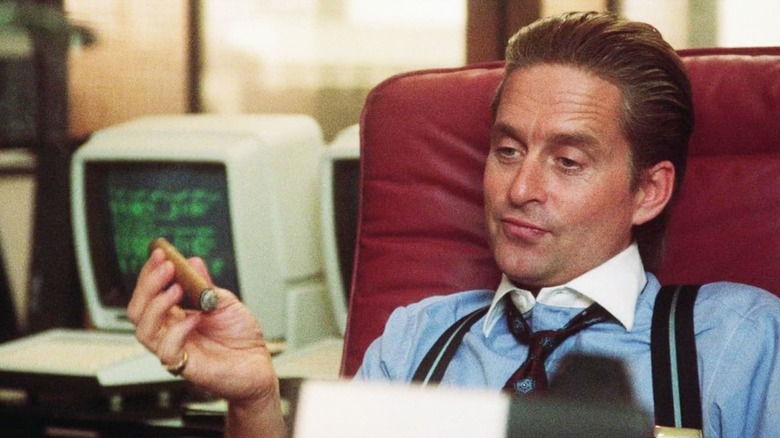 Michael Douglas as Gordon Gekko in Wall Street