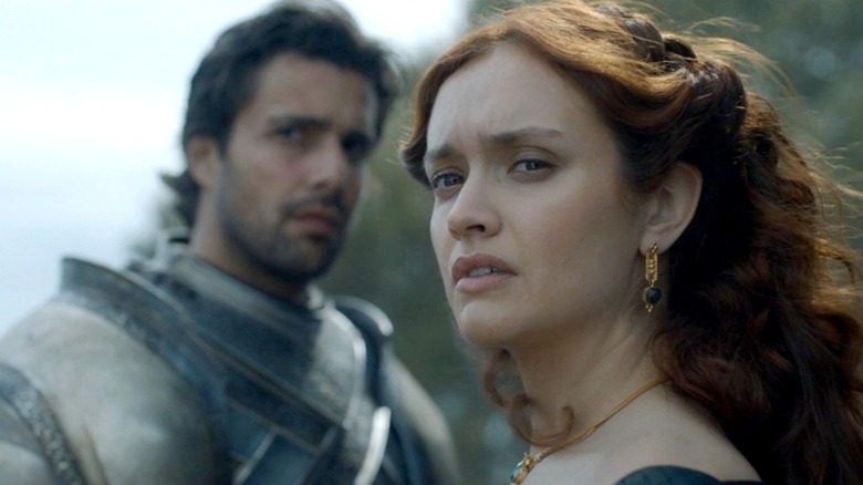 Fabian Frankel and Olivia Cooke in House of the Dragon episode 7