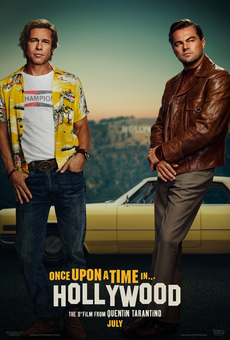 once upon a time in hollywood poster