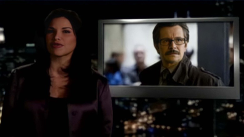 Lydia Filangeri reading the news on Gotham Tonight