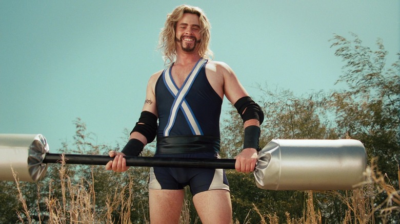 A spoof version of an America Gladiator from Disaster Movie