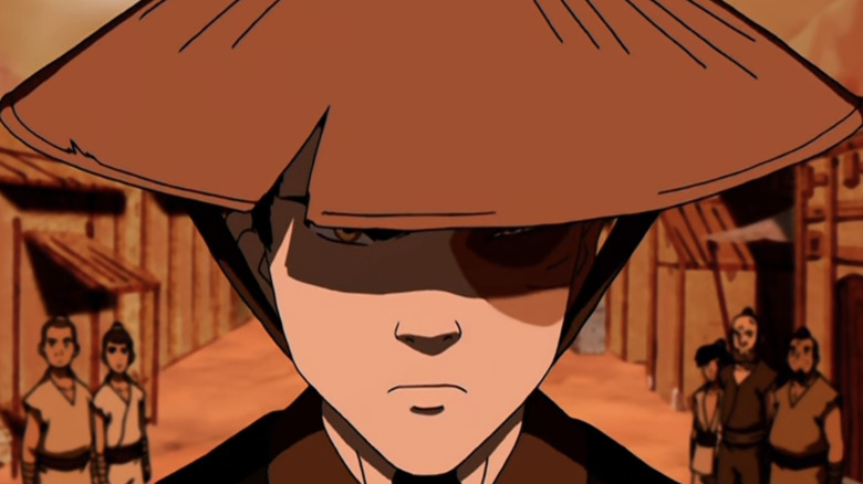 Close-up of Zuko in Avatar: The Last Airbender Zuko Alone