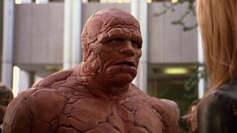 The Thing (Michael Chiklis) looking distraught in Fantastic Four (2005)