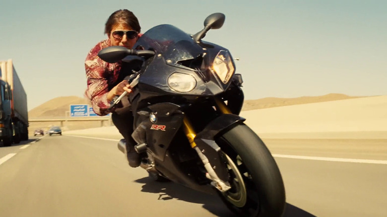 Ethan riding a motorbike