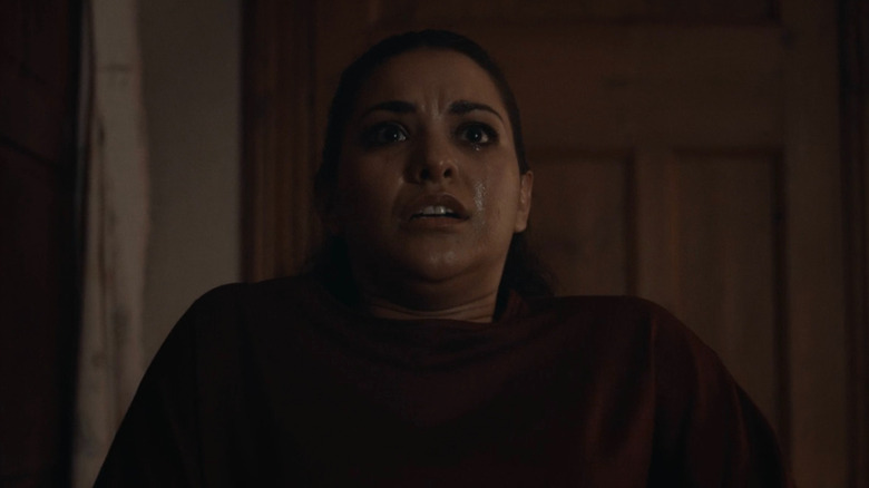 Paola looking scared in Match