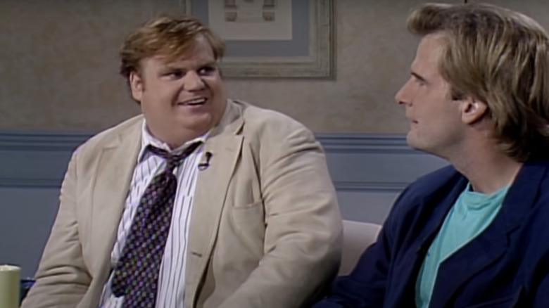 One Of Chris Farley's Signature SNL Skits Was Never Meant To Make It To Air