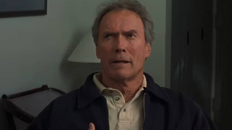 Terrell McCaleb (Clint Eastwood) talking in Blood Work