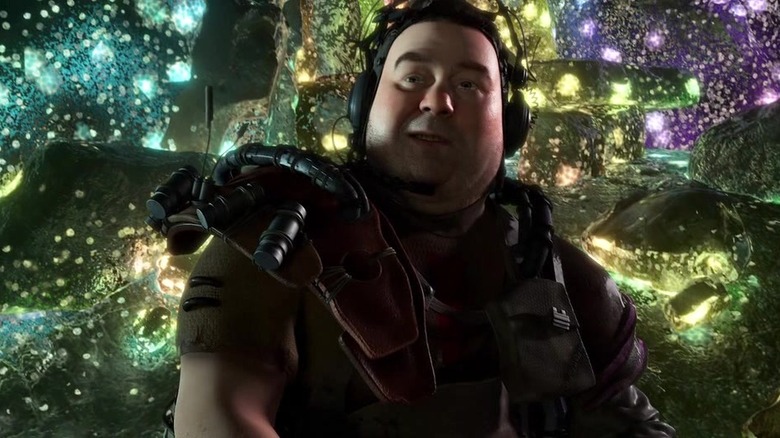 Gribble against a starry background in Mars Needs Moms