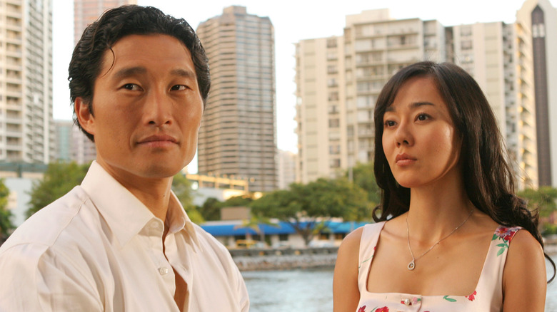 Yunjin Kim and Daniel Dae Kim in Lost