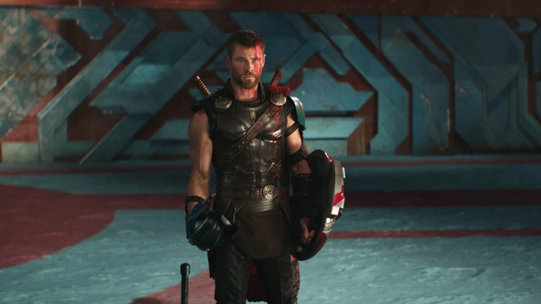 Thor in the arena in Thor: Raganrok