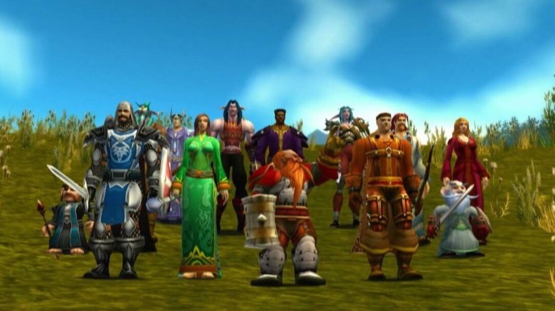 The fictional characters of World of Warcraft as shown in the episode of South Park