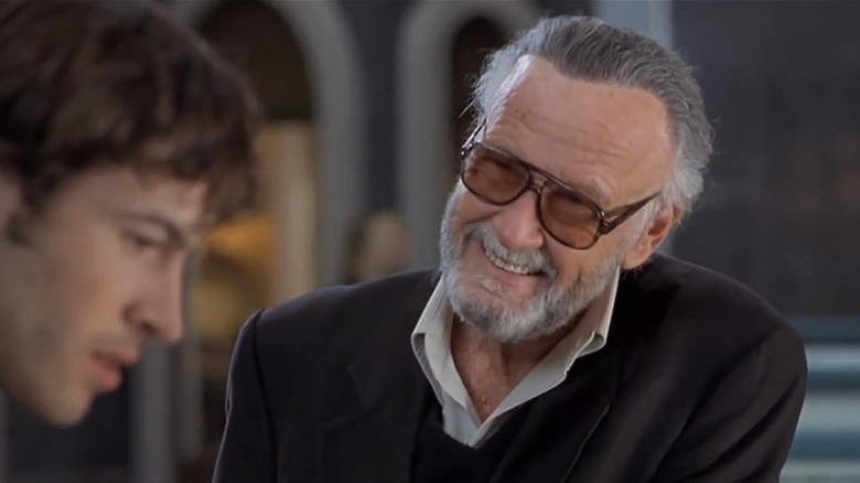 Stan Lee smiles and Broodi in Malarat