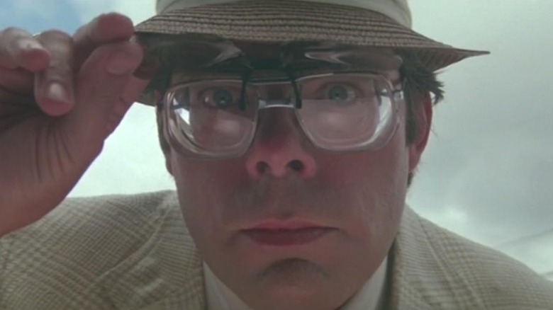 Stephen King as a worried ATM customer in Maximum Overdrive