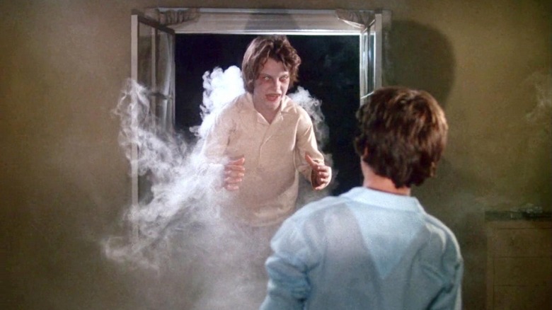 Ralphie Glick, a vampire, floating through a window in a puff of smoke on Salem's Lot