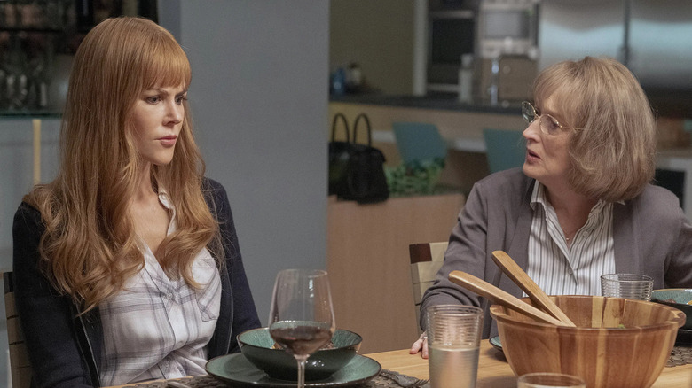 Celeste and Mary Louise at the dinner table in Big Little Lies