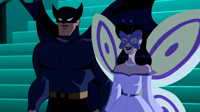 Batman: The Brave and the Bold, "Chill of the Night," Thomas and Martha Wayne at costume party