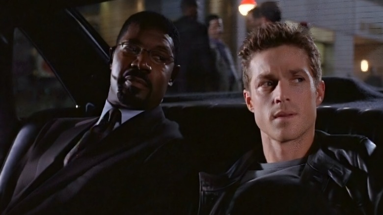 Dr. Theodore has a conversation with Michael during a mission in Now and Again