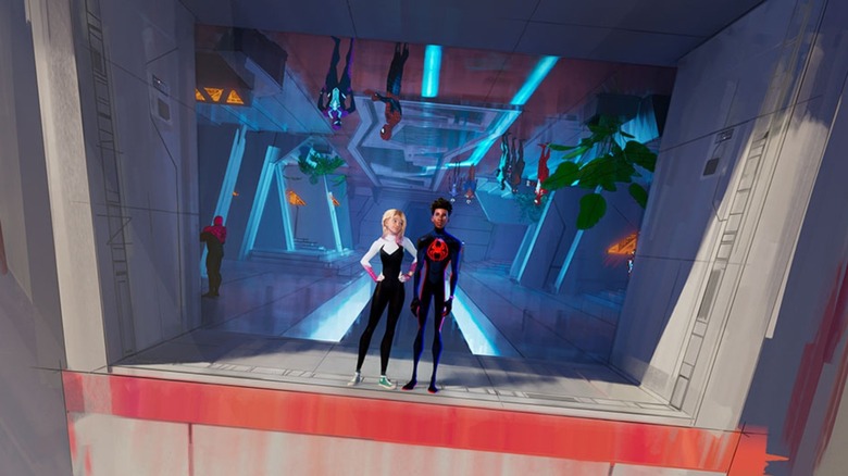 Spider-Man: Across the Spider-Verse lobby