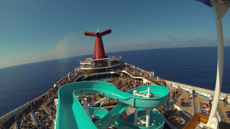 Deck of the Carnival Triumph cruise ship from Trainwreck: Poop Cruise